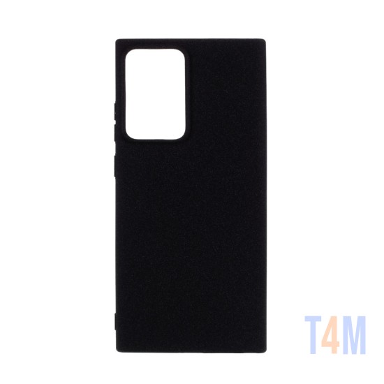 Capa de Silicone Macio para Samsung Galaxy Note 20 Ultra Preto